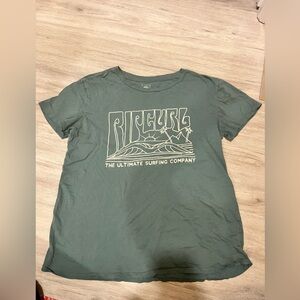 Rip curl shirt in sea glass green or blue color. Size medium. Super soft. Beach